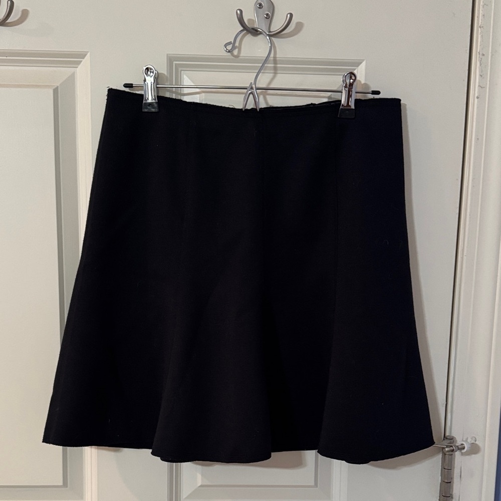 Ann Taylor Elegant Black Mini Skirt